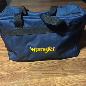 Vintage Tractor Supply Co × Wrangler Embroidered Duffel Bag – Employee Promo